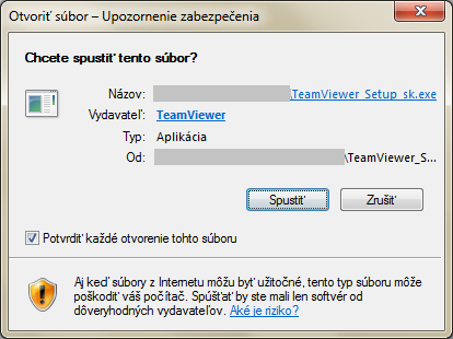 Návod na spustenie alebo inštaláciu aplikácie TeamViewer ...